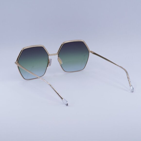 🕶️New Isabel Marant IM 0119/S 0000 IB Sunglasses - Gold Frame, Green Lenses - Picture 9 of 11